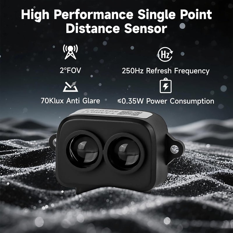 MakerHawk TF-Luna Lidar Sensor 0.2m-8m Range High Precision Single-Point Distance Sensor Compact Lightweight ToF Module with UART I2C Interface for Arduino Raspberry Pi UNO R3 STM32 Pixhawk ESP32 LoRa V3 IoT - Image 3